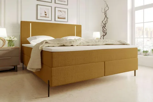99rooms Favon Boxspringbett VOGUE Gold 180x200 cm in gold von 99rooms