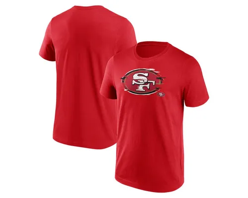San Francisco 49ers NFL Grafik T-Shirt rot - Offizielles NFL T-Shirt in rot, aus 100 % Baumwolle. Ideal für Fans der San Francisco 49ers, bequem und stylisch für jeden Anlass.