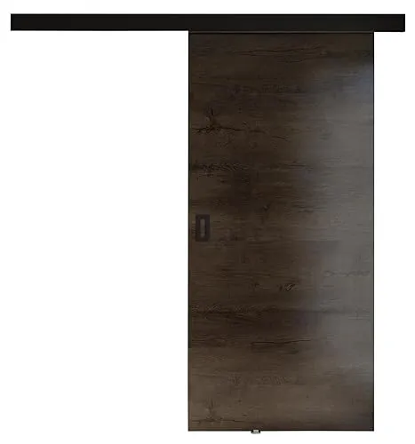 KIER FURNITURE Schiebetür Komplettset WERDI 100 - Innentüren Komplettset - Wohnzimmer Schiebetür - Modern Schiebetüren - Sliding Door - Tür Old Style 106x205x1,6 cm