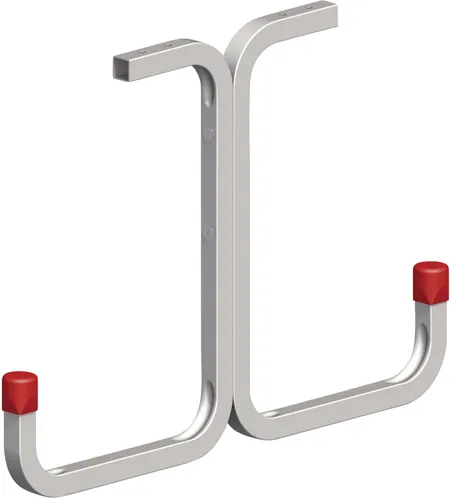 alfer T-Deckenhaken 410 mm 410 x 295 x 200 mm Stahl verzinkt Kappe rot