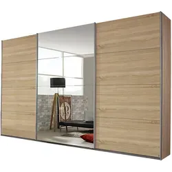 Schwebetürenschrank Eiche Sonoma mit Spiegel 360x229 cm von Roller