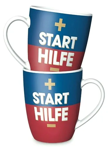 Becher Kaffeebecher Teebecher Porzellan Starthilfe La Vida