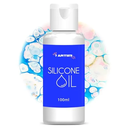 Artists Silikonöl für Acrylfarben & Pouring Medium - 100 ml - Silikonöl Pouring für perfekte Zellenbildung - Silikon Öl Acryl Pouring Zubehör 7