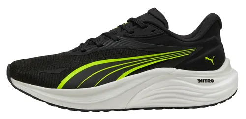 Puma Electrify Nitro 4 Laufschuhe Schwarz EU 42 - Laufschuhe mit innovativer NITROFOAM™-Technologie für explosive Energie und herausragende Dämpfung. Atmungsaktives Mesh-Obermaterial und PUMAGRIP-Gummi sorgen für Komfort und Traktion.