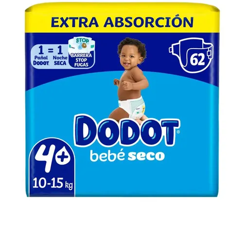 DODOT Extra Stages Size 4 Diapers 10-15 kg, 62 Units