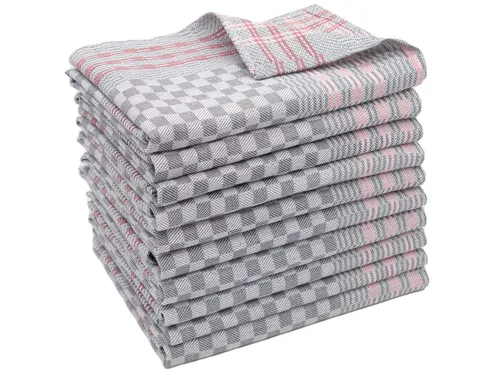 ZOLLNER Geschirrtuch 10-tlg. Set in grau von Zollner