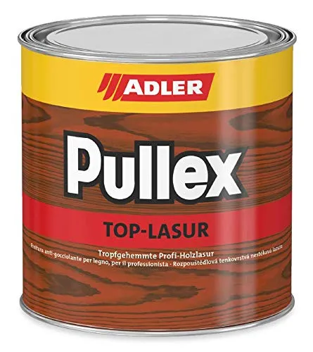ADLER Pullex Top-Lasur - 5 L Weide - Tropfgehemmte Holzlasur in Profi-Qualität für Holz außen - Lasur in verschiedenen Holzfarbtönen