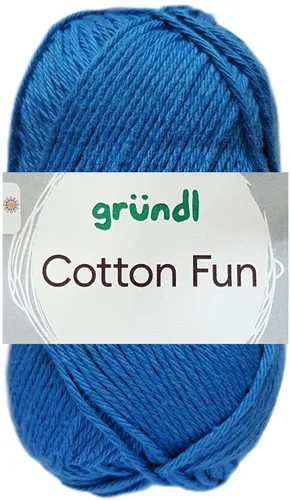Gründl 50 Gramm Gründl Cotton Fun 10 Royalblau Häkelwolle