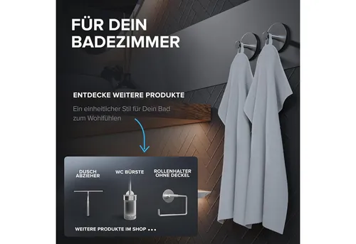 Garderobenhaken Silber von ovimar