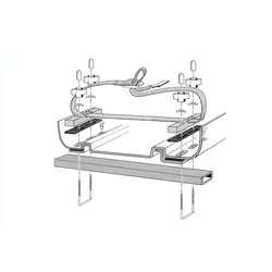 Kamei 0 52697 10 Montagesatz - Gepäckträger Montagesatz für eine sichere Dachboxbefestigung, ideal für Reisen und Outdoor-Abenteuer.