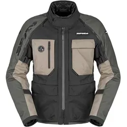 Spidi Crossmaster 2 H2Out Motorradjacke, grün, Größe 5XL für Männer - Wasserdichte Motorradjacke mit Step-In Wear-Technologie für individuelle Wetterschutz-Kombinationen. Herausnehmbares Innenfutter sorgt für Komfort bei wechselnden Bedingungen.