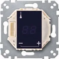 Merten MEG5775-0000 Universal RTR - Programmierbarer Temperaturregler mit Touch-Display, vielseitig für Raum- und Fußbodenheizung geeignet