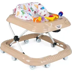 Tobi Gehfrei Lauflernhilfe Lauflernwagen Babywalker mit Spielset Beige - Beige