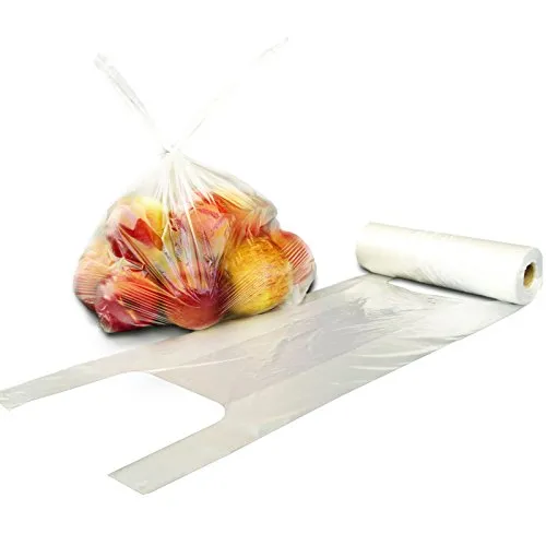 Stk. Knotenbeutel 5 Kg auf Rolle 22+13x48 cm (4 x 200 Stück) transparent | Hemdchenbeutel | HUTNER 800