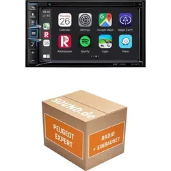 Alpine INE-W611D Autoradio Einbaupaket für Peugeot Expert 2