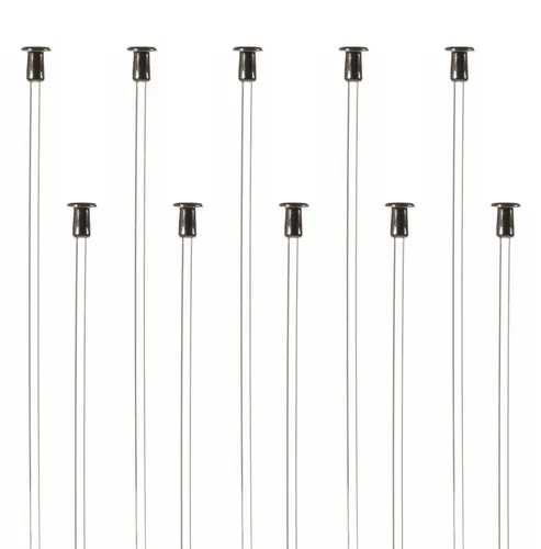 SOFT-RAIL Perlonseil mit Tellergleiter, Ø 2,0 mm in versch. Längen Seil (Set, 10-tlg), für Galerieschienen