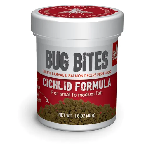 Fluval Bug Bites Cichliden, Größe: S-M / 45 g, Fischfutter, UVP 4,99 EUR, NEU