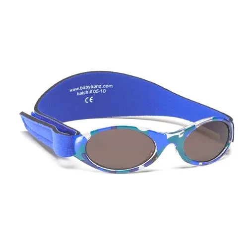 KIDZBANZ Kindersonnenbrille - BLUE Adventure KB000 Unisex - Kinder Babybekleidung Sonnenbrillen, Gr. (2-5 Jahre), Blau