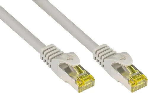 Good Connections Patchkabel m. Cat.7 Rohkabel grau 5m