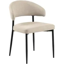 Mid.you Stuhl in Beige – Eleganter Esszimmerstuhl