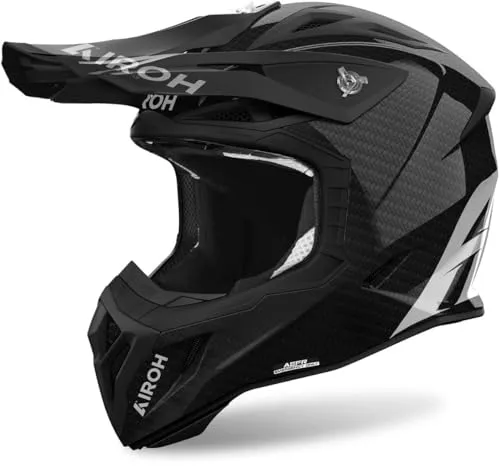 Airoh Aviator Ace 2 6K Full Carbon Crosshelm - Offroad-Helm für Unisex Erwachsene mit ECE 22.06 Zulassung, kratzfestem Visier und optimaler Belüftung für jede Jahreszeit.