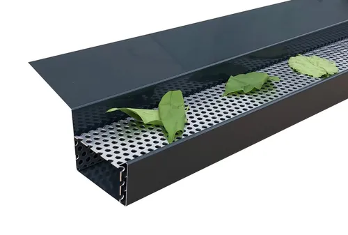 Kastendachrinne Simpel 2 Meter Aluminium anthrazit