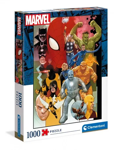 Puzzle 1000 elementów HQC Marvel CLEMENTONI 39612 CLEMENTONI 8005125396122