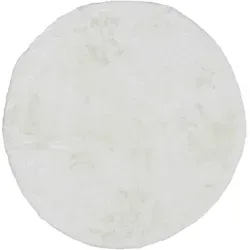 SCHÖNER WOHNEN-Kollektion Fellteppich Tender, rund - Teppich aus besonders weichem Microfaser-Kunstfell, waschbar und ideal für gemütliche Wohnzimmer, Durchmesser 120 cm, Höhe 26 mm, Fußbodenheizungsgeeignet.