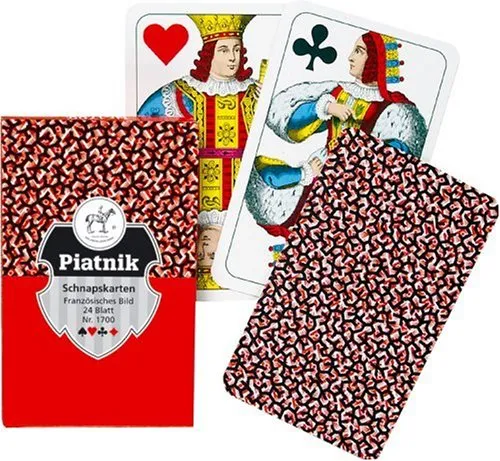 Piantnik Schnapskarten Blitz 24 Bl Franz von Piatnik