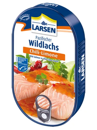 LARSEN Pazifischer Wildlachs Chili-Limone 200 g