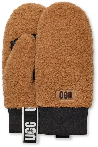 UGG UGGFLUFF LOGO TAPE Fäustling 2025 chestnut in braun von UGG