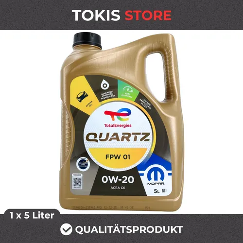Total Quartz Mopar FPW01 0W-20 Motoröl 5 Liter