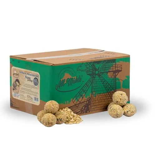 Lyra Pet® Meisenknödel 150 Stück | Wildvogelfutter ohne Netz - Entdecken Sie die 150 Meisenknödel von Lyra Pet® aus hochwertigem Vollkorn und Nüssen. Ideal für die Fütterung von Gartenvögeln in jeder Jahreszeit – eine natürliche Energiequelle für Ihren Garten!