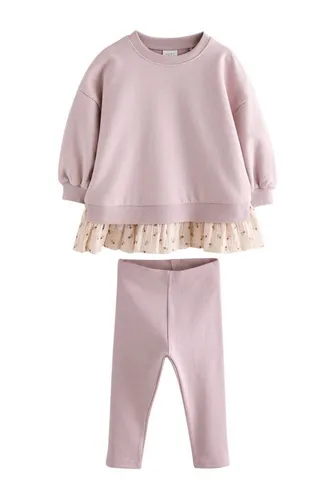 Next Langarmshirt & Leggings Langarmoberteil und Leggings im Set (2-tlg)