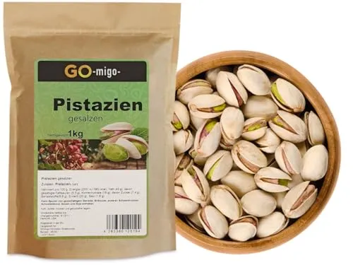 1kg Pistazien geröstet gesalzen mit Schale hohe Qualität Pistazie Pistazienkerne