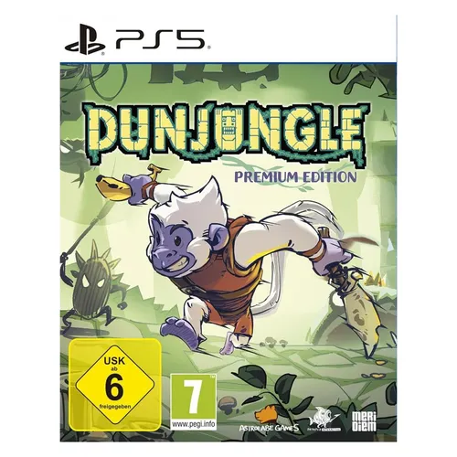 Meridiem Games Dunjungle - Premium Edition (PS5, DE) - Erlebe Abenteuer in Dunjungle mit der Premium Edition für PS5. Bietet spannende Gameplay-Elemente und hochwertige Grafiken für ein fesselndes Spielerlebnis.