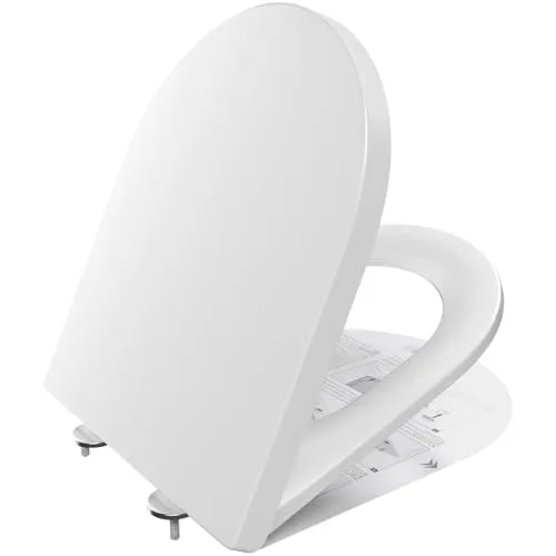 CECIPA Toilettendeckel D Form mit Absenkautomatik