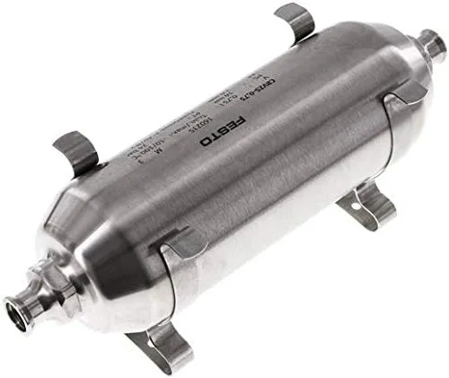 Produktbild CRVZS-0.75 (160235) Druckluftspeicher Volumen:0,75 l Einbaulage:beliebig Betriebsdruck:-0,95 bis 16