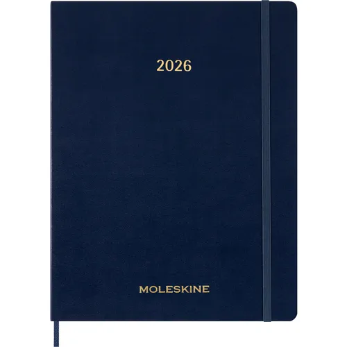 Moleskine 15 Monate Essential Wochenkalender 2025/2026 - Sonstiges: Der XXL Planer mit vertikaler Wochenansicht und robustem Einband ist ideal für effiziente Planung und Organisation über 15 Monate, inklusive Aufkleber und Haftnotizen für individuelle Anpassungen.