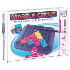 Ah!Ha Games Ah!Ha Marble Circuit 294305 - Gesellschaftsspiel mit 64 Herausforderungen, fördert logisches Denken und Problemlösungsfähigkeiten. Ideal für spannende Spielabende!