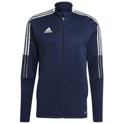 Adidas Tiro21 Tk Jkt GH4474 - Dunkelblau - S - Trainingsjacke für Herren, ideal für Fußball und Streetwear. Mit feuchtigkeitsabsorbierender AEROREADY Technologie und praktischen Reißverschlusstaschen für höchsten Komfort.