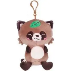 KAWAII Kuties Plüsch Kuscheltier Plüsch Plüschfigur Teddybär Stofftier für Kinder Bagclip 12 cm Waschbär Anime Kawaii Plush Stofftier Cute Pl...