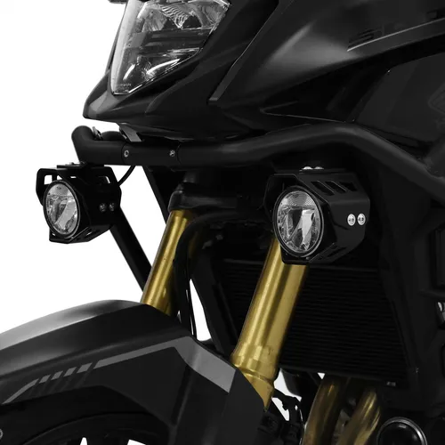 LED Zusatzscheinwerferset für Honda CB 500 X (PC64) schwarz - Hochwertiges LED Zusatzscheinwerferset für bessere Sicht und Sicherheit bei Nebel. Einfache Montage, langlebige Bauweise und integriertes Halteset bieten optimale Anpassung an Ihr Motorrad.