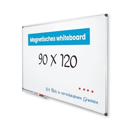 Produktbild Vivol Eco Magnetisches Whiteboard 90x120 cm – Aluminiumrahmen