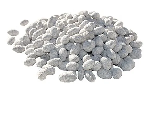 1Kg Schneemandeln Mandeln in Vollmilchschokolade und Puderzucker