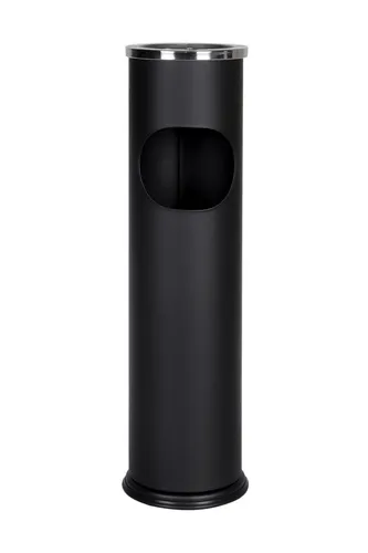 CAMPALO 2-in-1 Standaschenbecher für draußen Mülleimer mit Aschenbecher 56 cm
