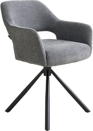 SCHÖNER WOHNEN-Kollektion Esszimmerstuhl STAVANGER, 360° drehbar - Der elegante Esszimmerstuhl STAVANGER vereint Komfort und Stil. Mit seinem hochwertigen Webstoffbezug und der 360°-Drehfunktion ist er ideal für flexibles Wohnen – perfekt für Esszimmer, Schreibtisch oder Wohnbereich.
