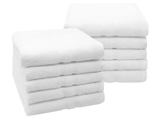 ZOLLNER Handtücher, Walkfrottier (10-St), 50 x 100 cm in weiß von Zollner