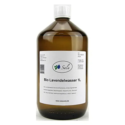 Sala Lavendelwasser alkoholfrei bio 1 L 1000 ml Glasflasche