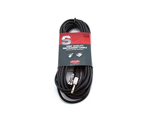 Stagg SGC10PL DL Instrumenten-Kabel (10m, L Klinke DLX)